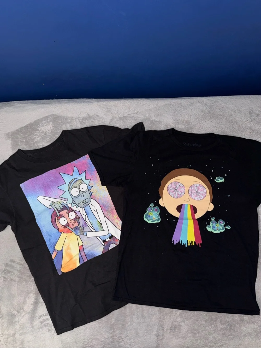 Mens Rick and Morty Black Graphic Tee Bundle